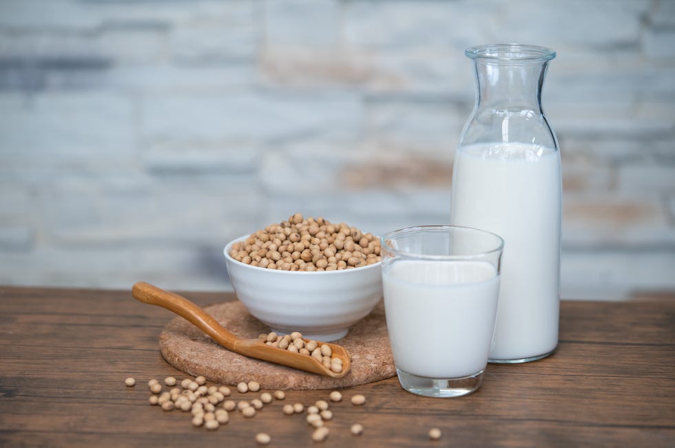 protein for vegetarian runners soy milk