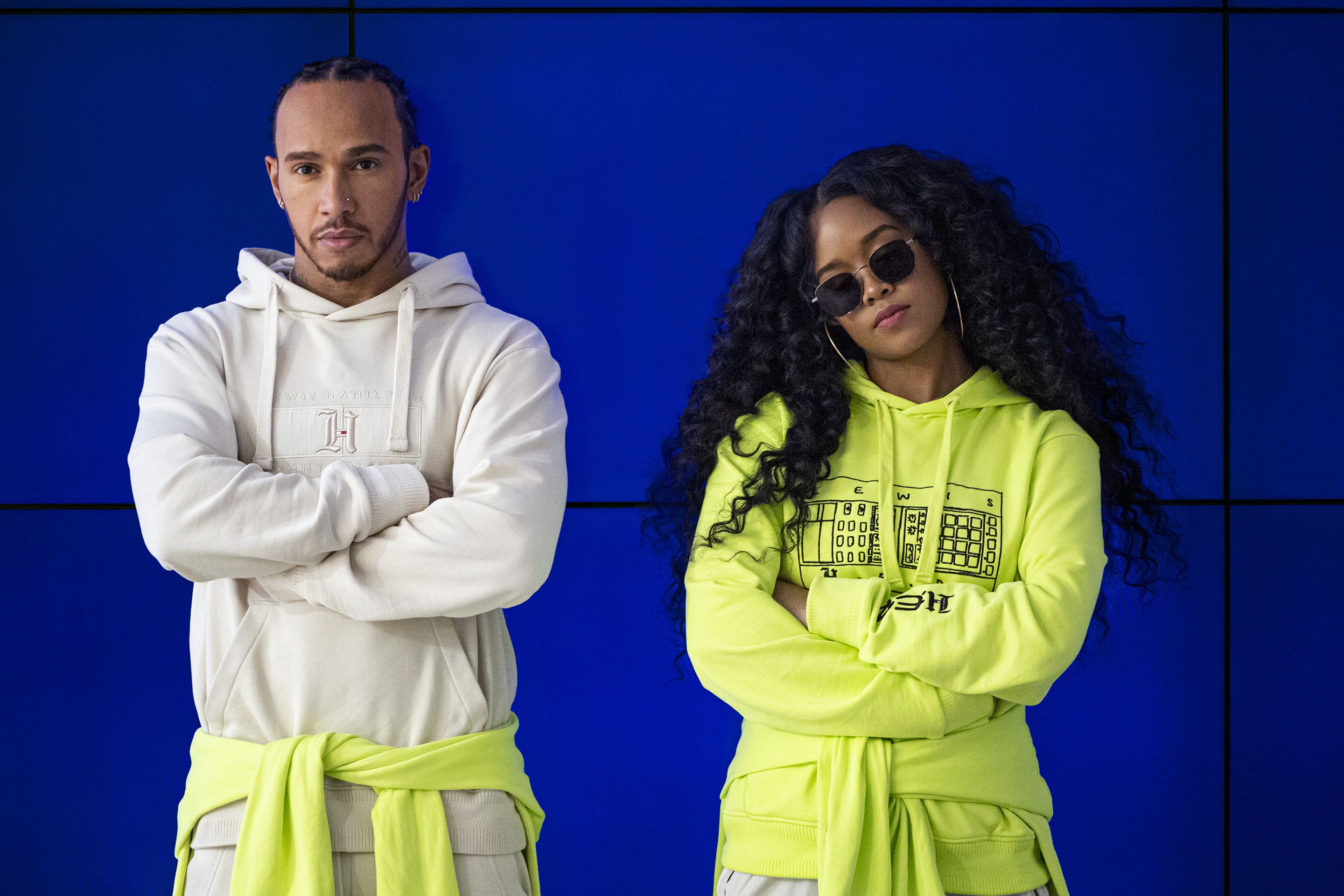 park Manifestation vision Tommy Hilfiger and Lewis Hamilton Launch Surprise Collection With H.E.R.
