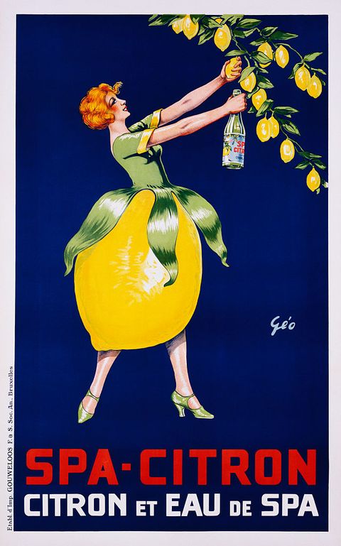 spa citron poster by francois geo