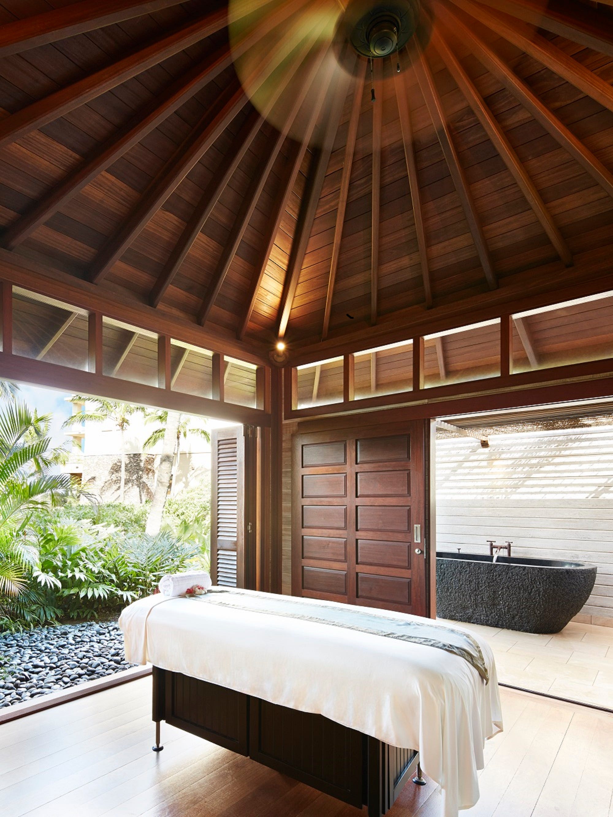 spa treatment room ceiling