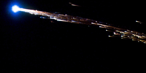 the esa satellite jules verne bursts apart upon reentry on september 29 2008