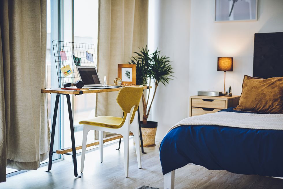a space to sleep and stay productive