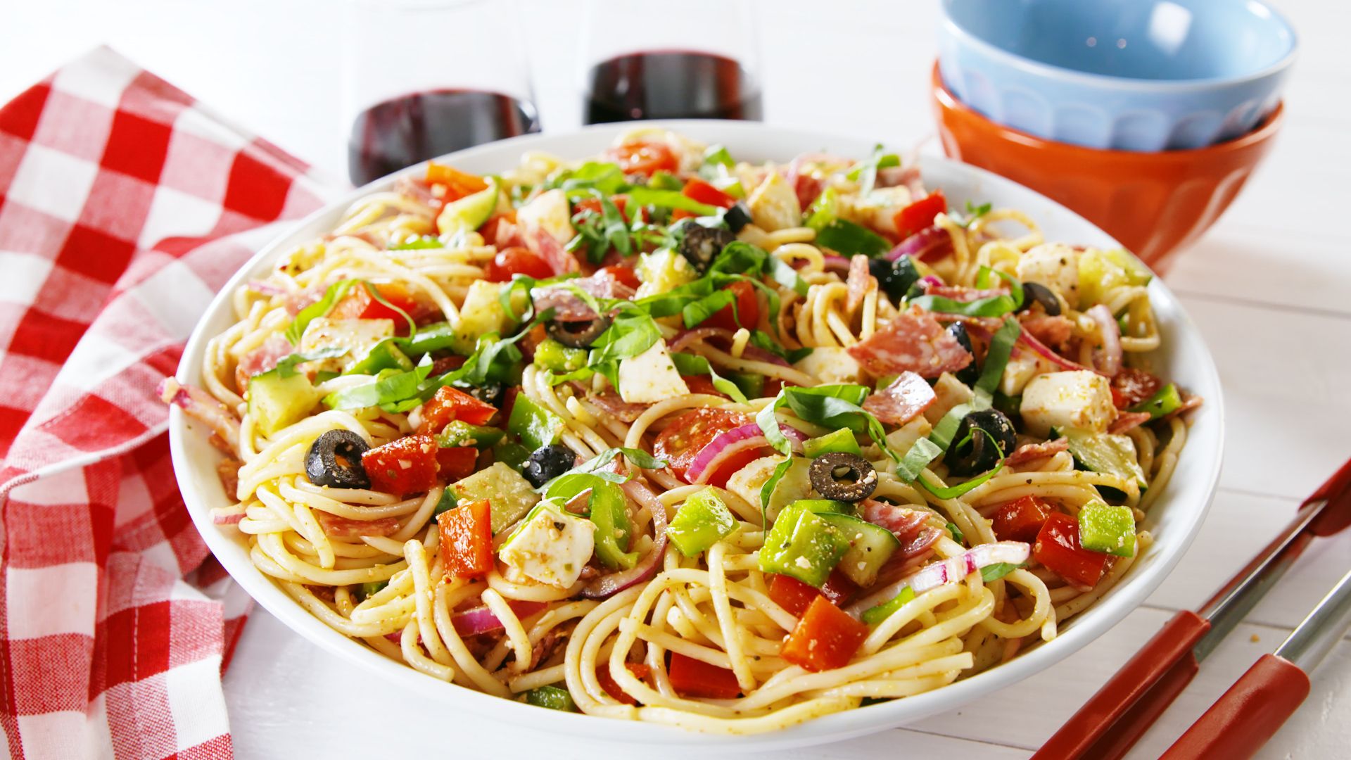 Best Spaghetti Salad Recipe How To Make Spaghetti Salad