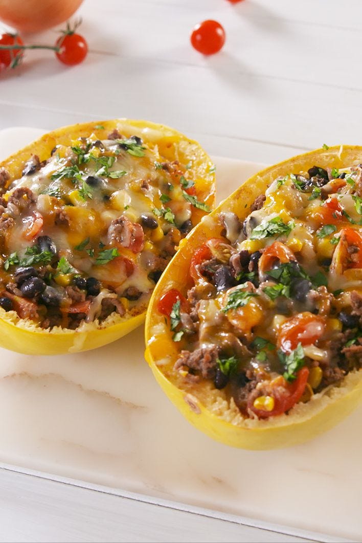 spaghetti squash burrito