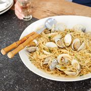 spaghetti with clams katie lee biegel