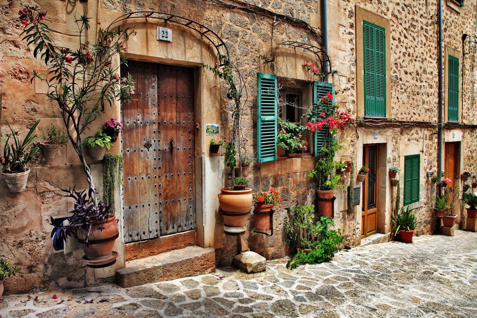 old streets of Mallorca, Spain