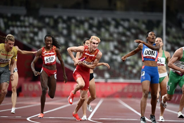 relevos espanoles en el mundial de atletismo de eugene