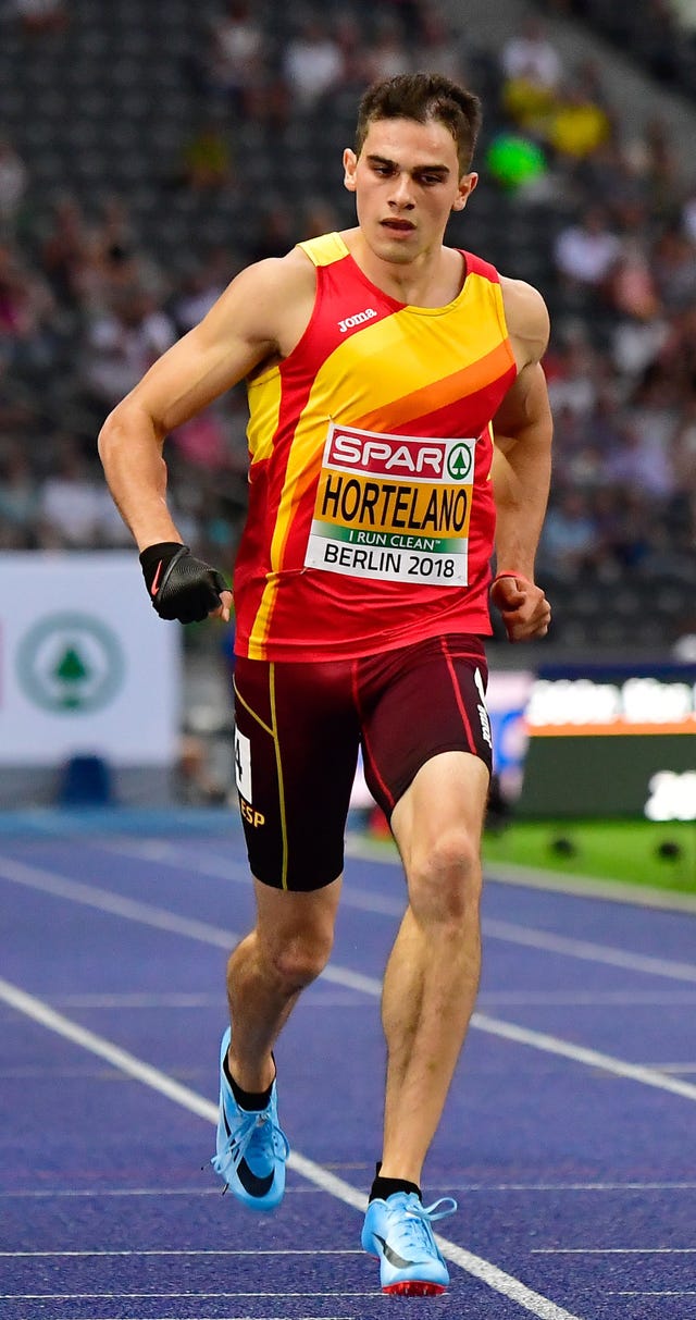 bruno hortelano corre 200 metros en el año 2018