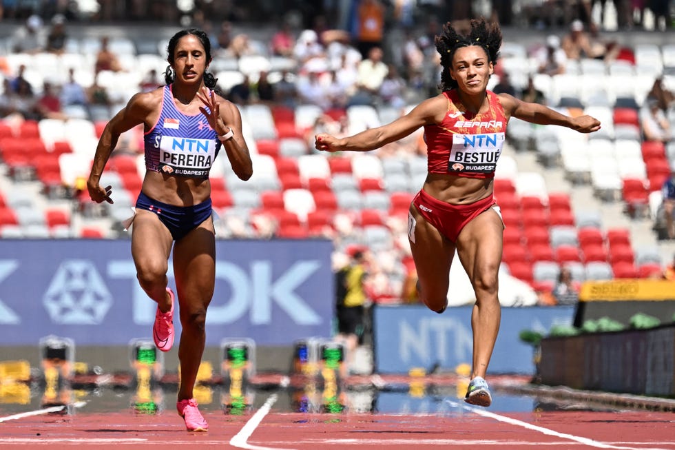 jael bestue avanza firme en los 200m del mundial de atletismo de budapest
