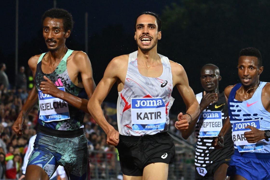 mohamed katir gana la diamond league de florencia