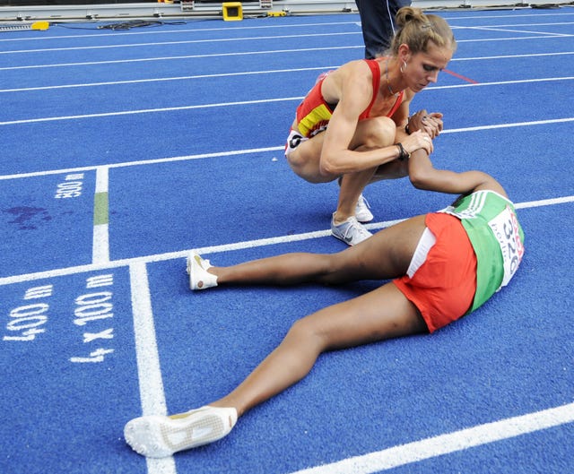 Natalia Rodríguez descalificada en Berlin 2009
