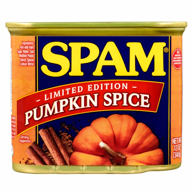 Can't get enough pumpkin spice? Grab a can of Pumpkin Spice Spam – Queen  City News