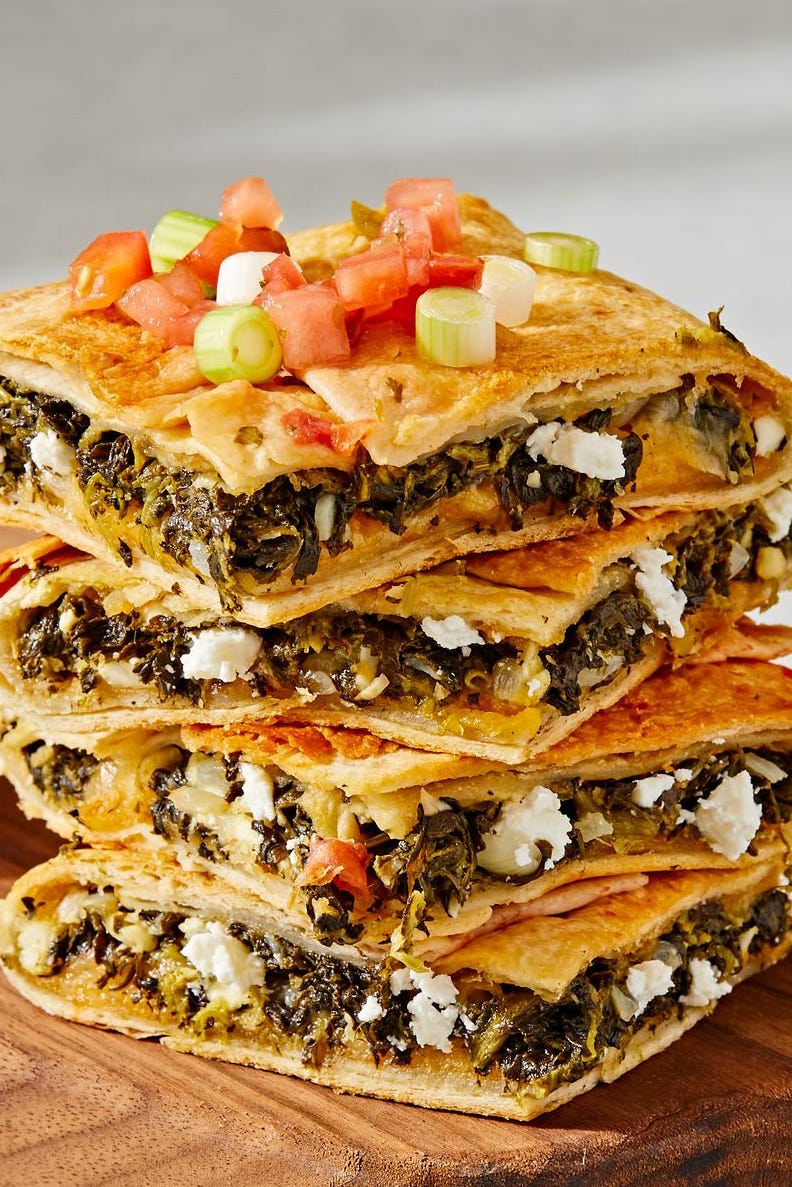 Sheet Pan Spanakopita Quesadillas sheet pan spanakopita quesadillas
