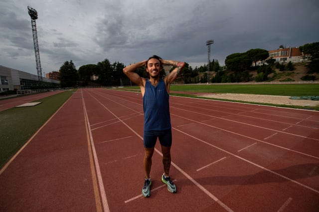 fernando carro se prepara entrenando en la residencia joaquín blume de madrid
