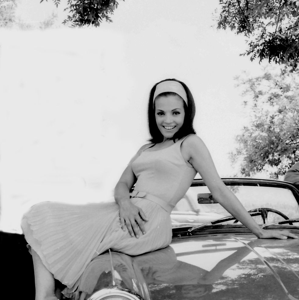 spanish actress carmen sevilla shooting ‘camino al rocio´, madrid, spain, 1966 photo by gianni ferraricovergetty images