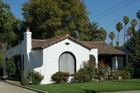 spanish colonial revival bungalow