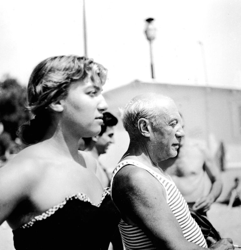 Picasso And Companion At A Bullfight