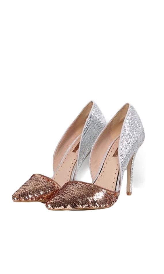Sparkle shoes - glitter high heel