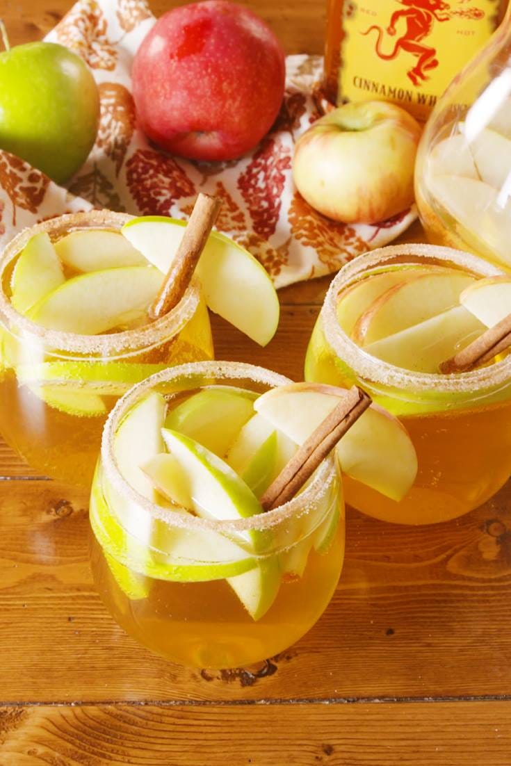 sparkling apple cider sangria