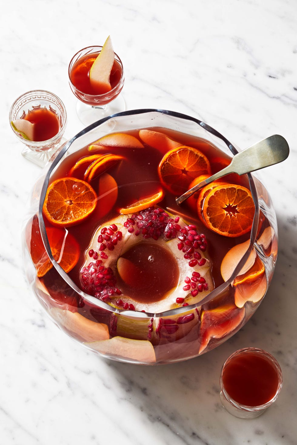 sparkling pomegranate punch