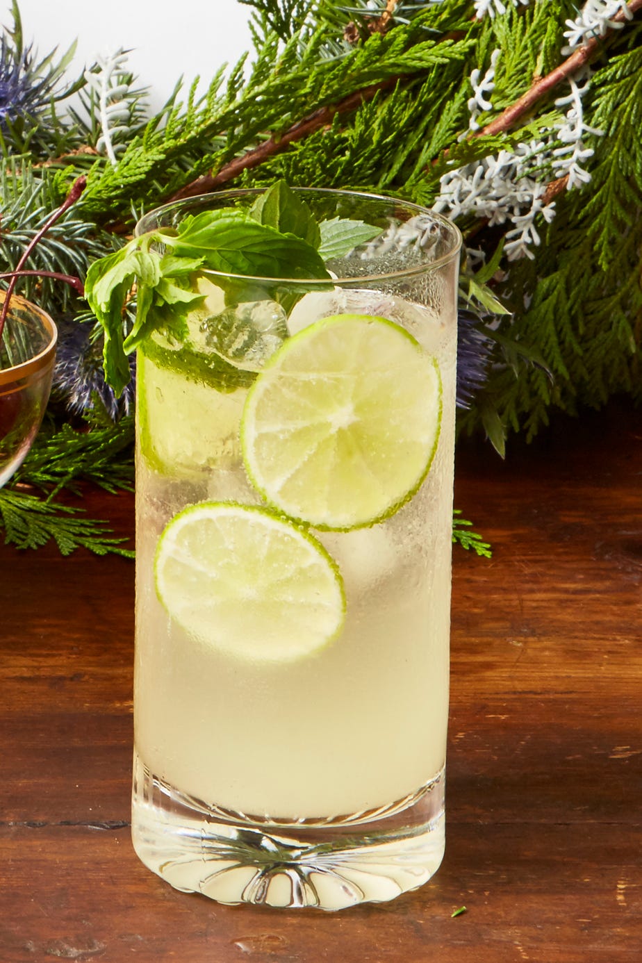 christmas cocktails sparkling wine mojito punch  christmas cocktails