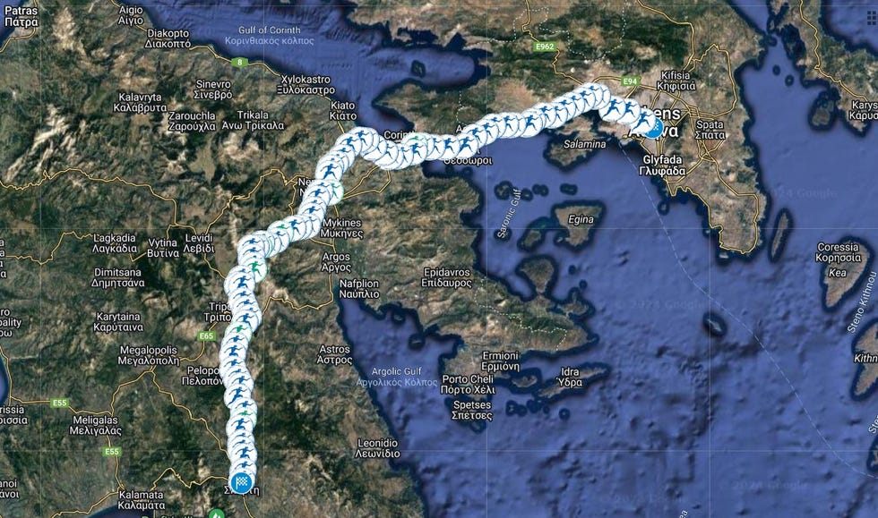 spartathlon route