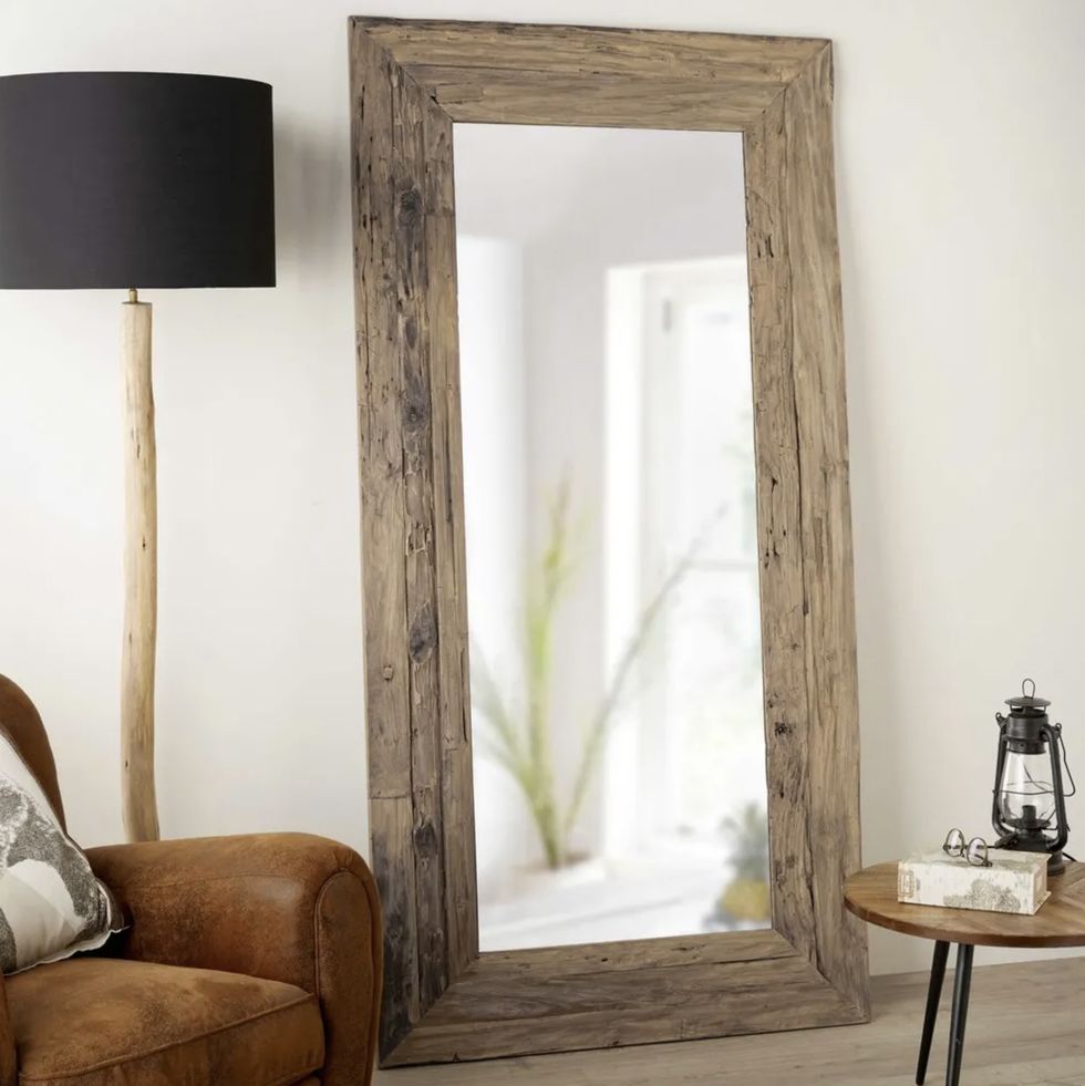 Furniture, Room, Wall, Lighting, Interior design, Wood, Floor, Door, Mirror, Lamp, 
