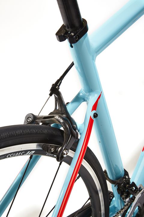Bicycle part, Bicycle wheel, Bicycle, Bicycle frame, Bicycle tire, Spoke, Vehicle, Bicycle fork, Hybrid bicycle, Blue, 