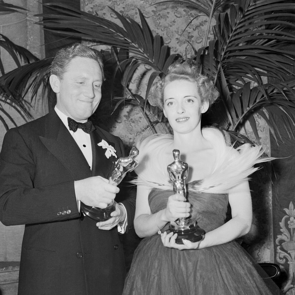 vintage oscars photos, spencer tracy and bette davis...