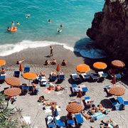 spiaggia beach club positano italy by ana linares