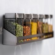 stainless steel spice rack