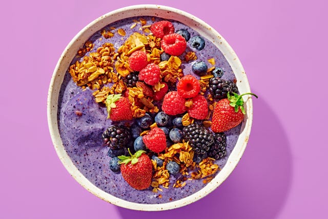 spiced-blueberry-smoothie-bowl-64b169b880497.jpg?crop=0.668xw:1.00xh;0 Green Mediterranean Diet: Benefits, Risks, And Recipes