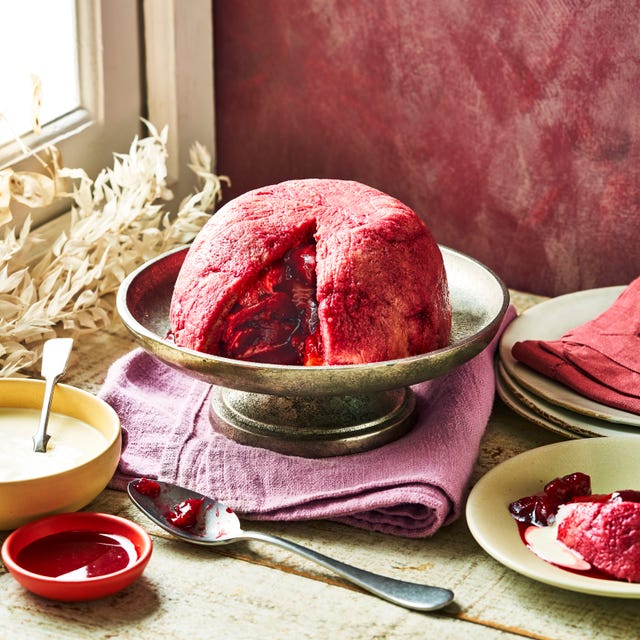 spiced brioche autumn pudding