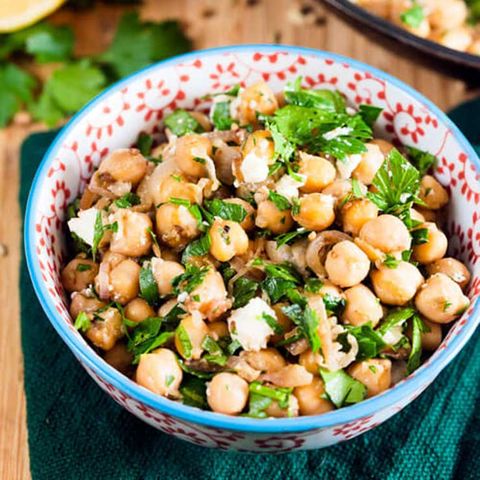 spiced chickpeas with preserved lemon