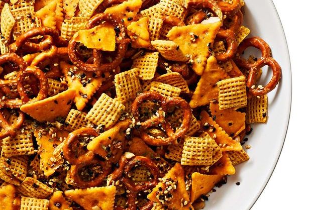spiced snack mix