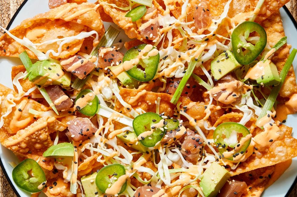 spicy ahi tuna nachos