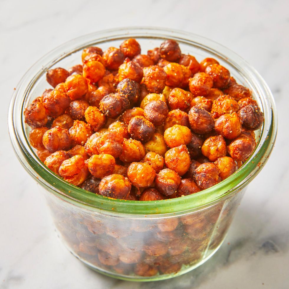 the pioneer woman's spicy air fryer chickpeas