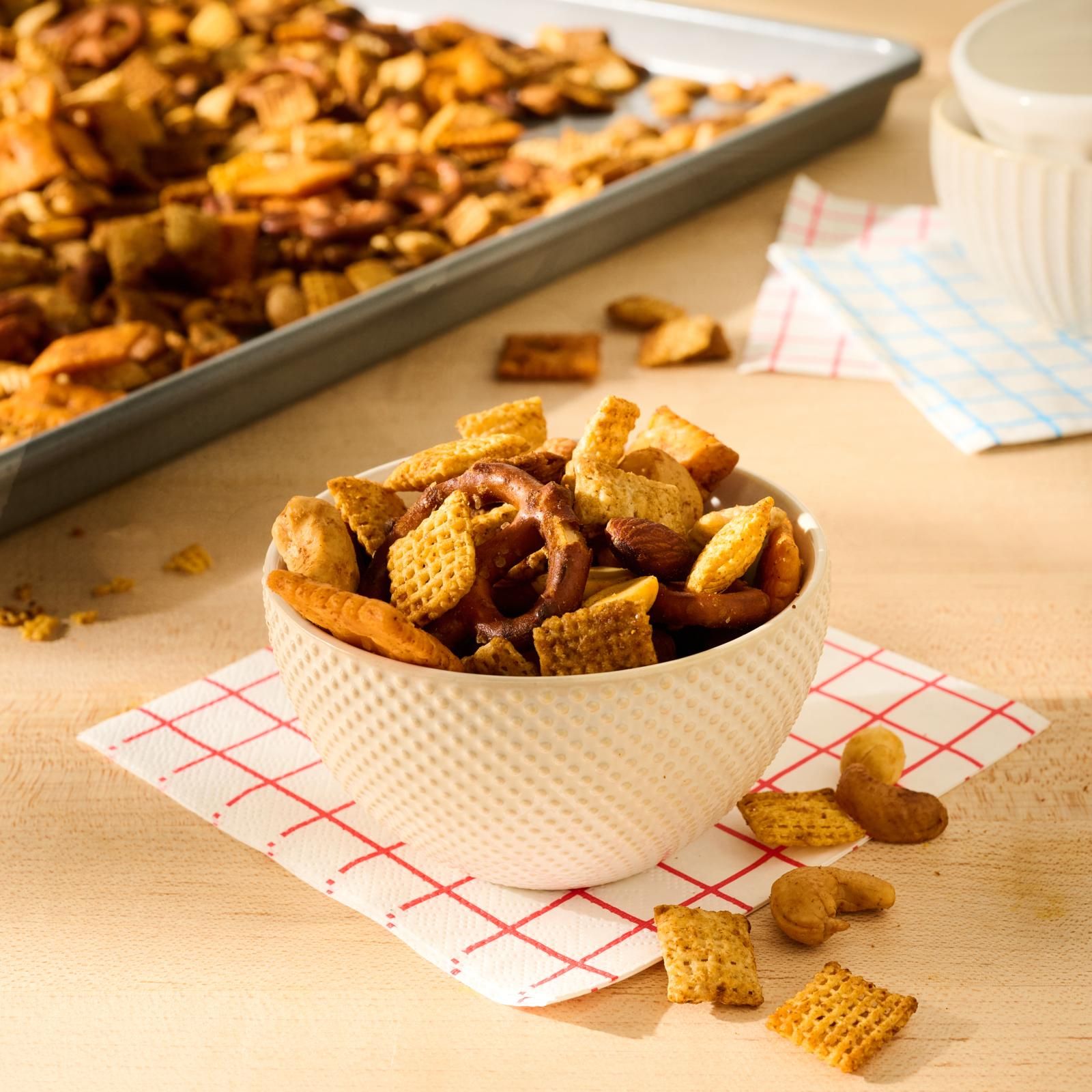 air fryer chex mix spicy