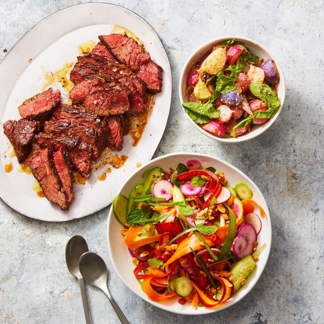 Spicy Radish Salad with Seared Steak spicy radish salad with seared steak