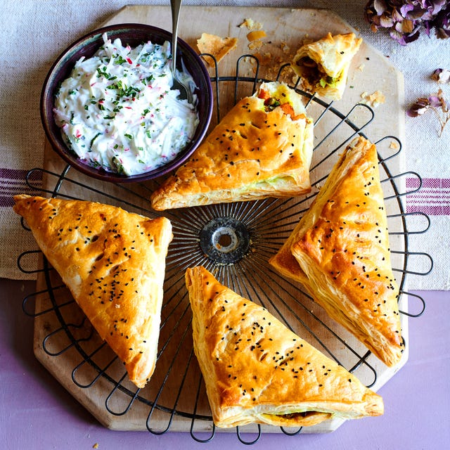 spicy vegetable turnovers