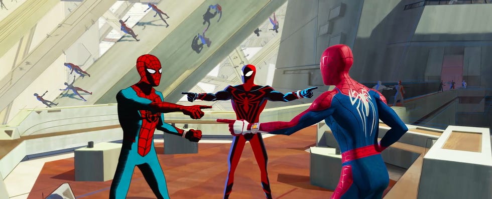 Spiderman im Spiderverse