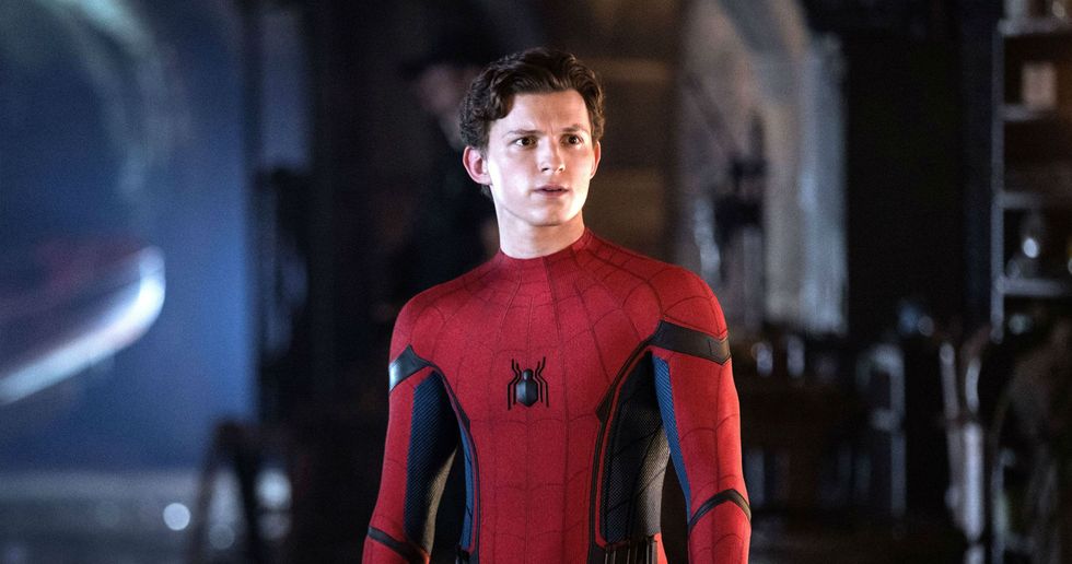 tom holland in spider man far from home