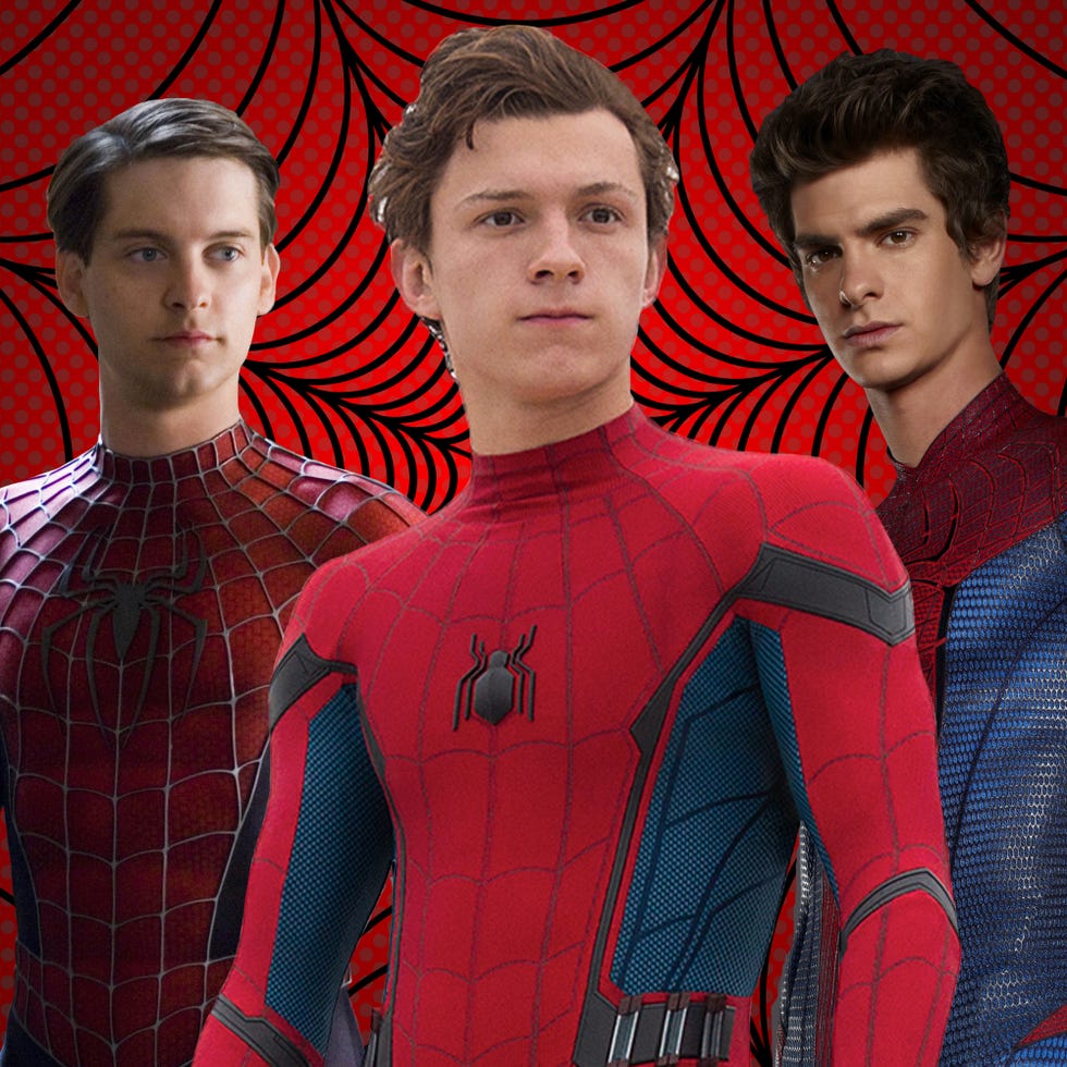 tobey maguire, tom holland, andrew garfield, spider man