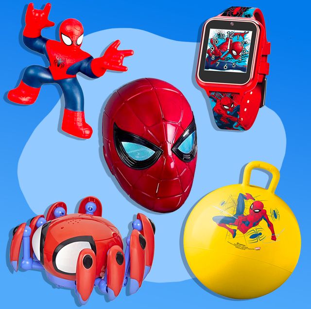  Spider-Man Toddler Boys Zip Up Puffer Jacket Red/Black 5T