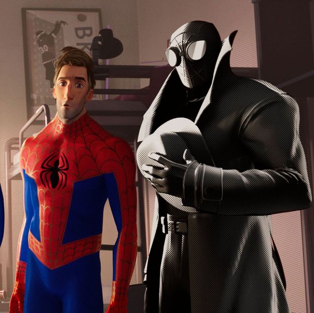 Spiderman noir in in in the Spiderverse