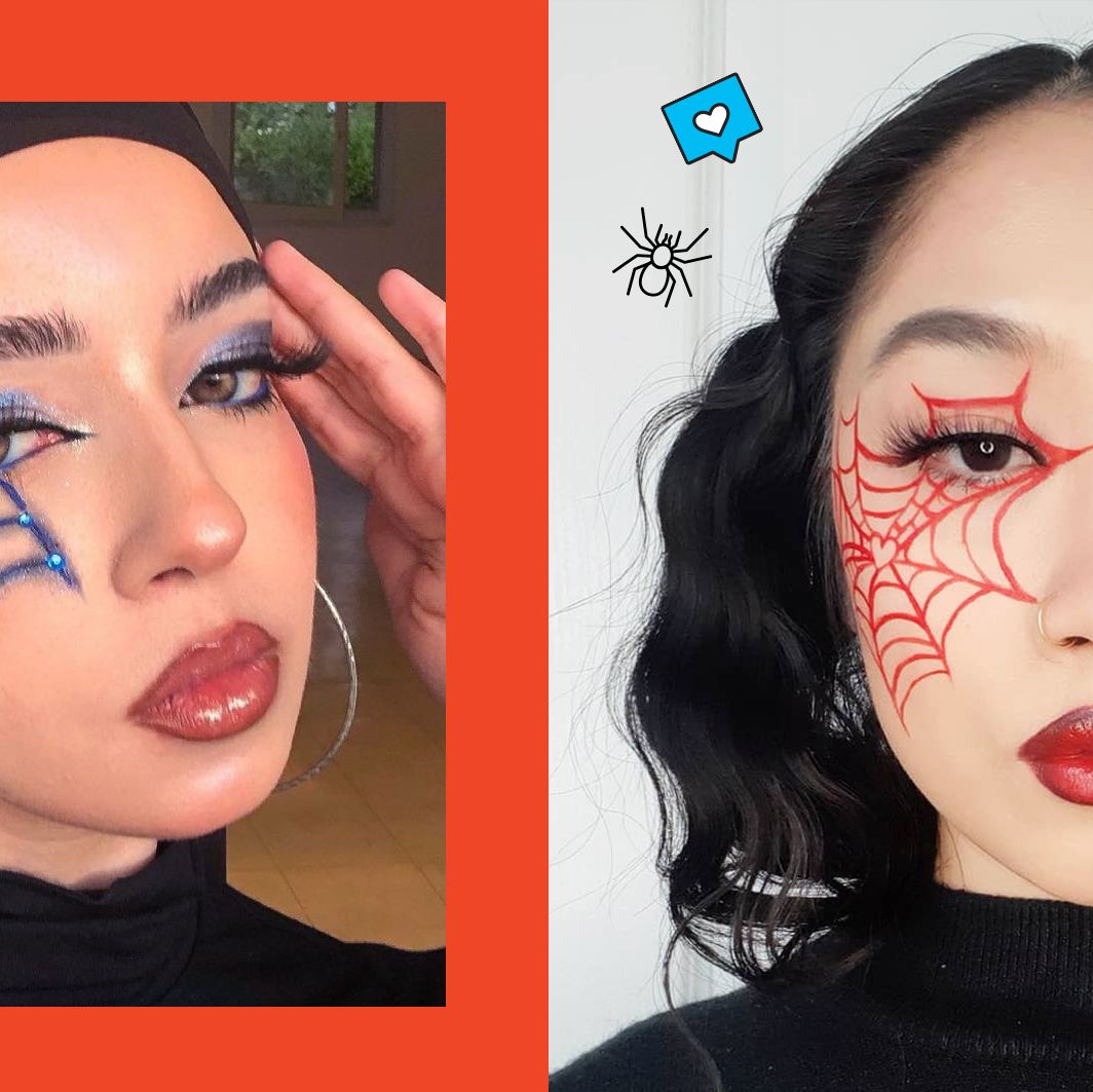 Odds læbe shuffle 25 Spider Web Makeup Ideas and Looks for Halloween 2021