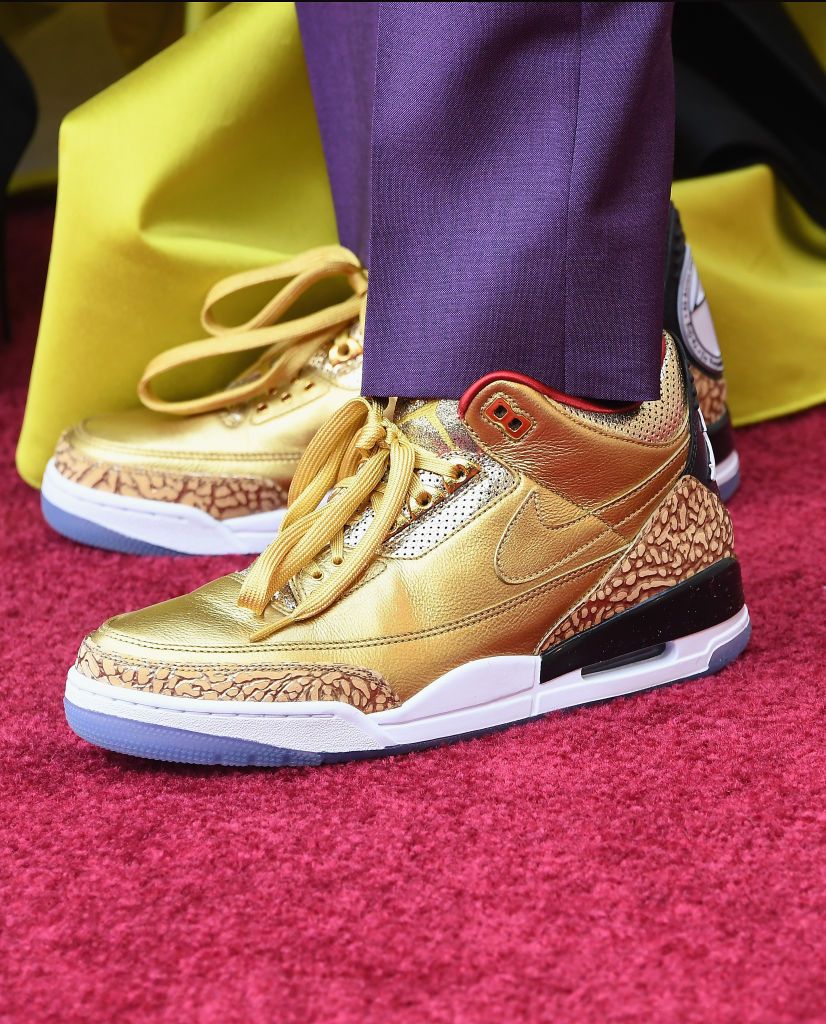 golden michael jordan shoes