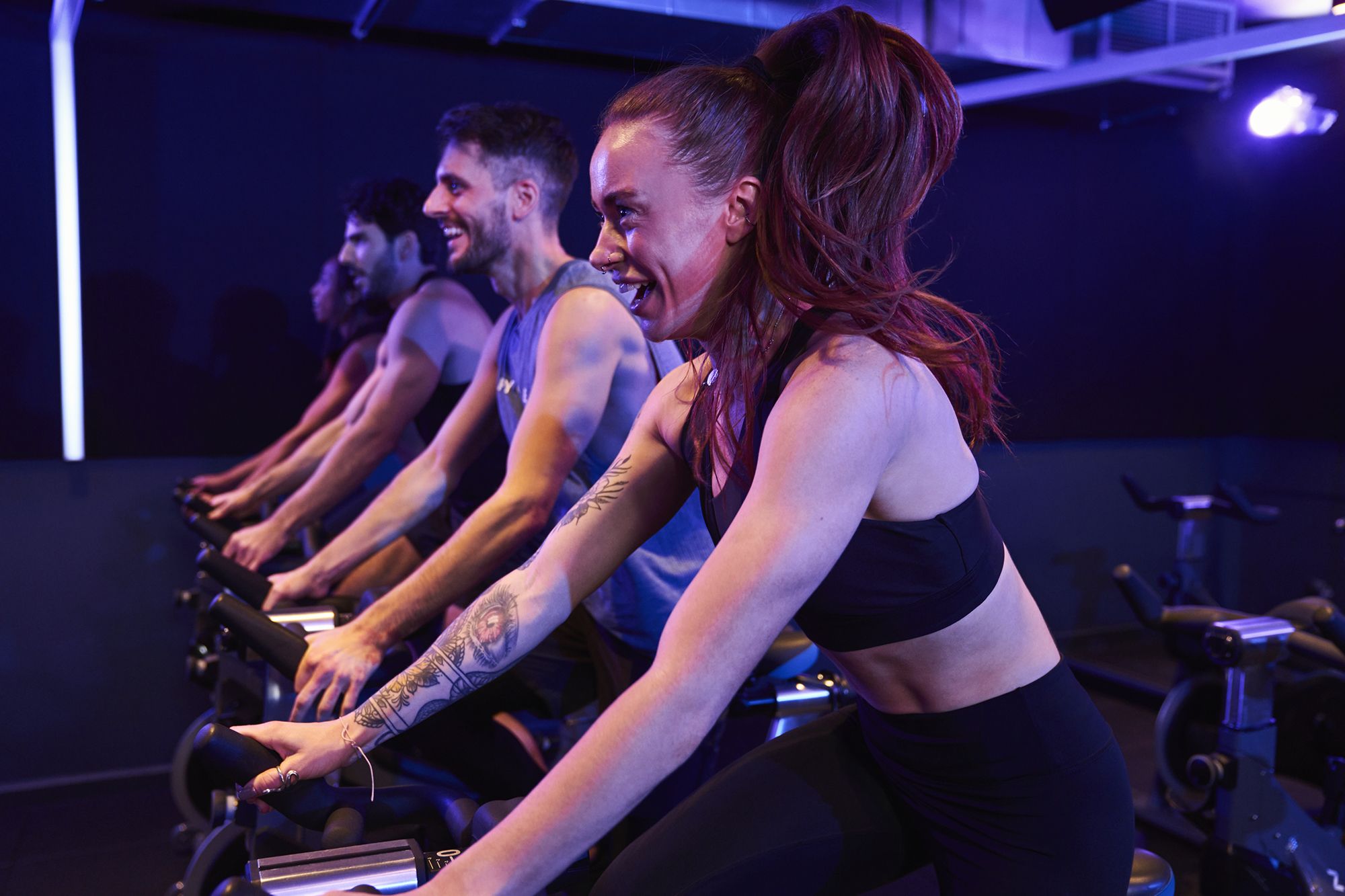 Spinning Psycle spin class body transformation