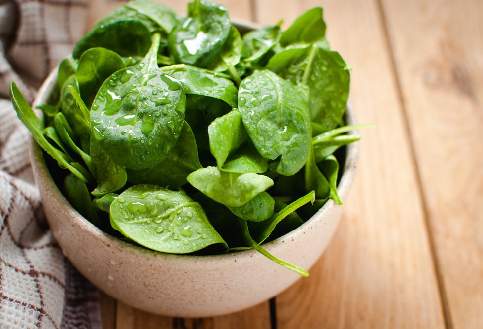 spinach testosterone food