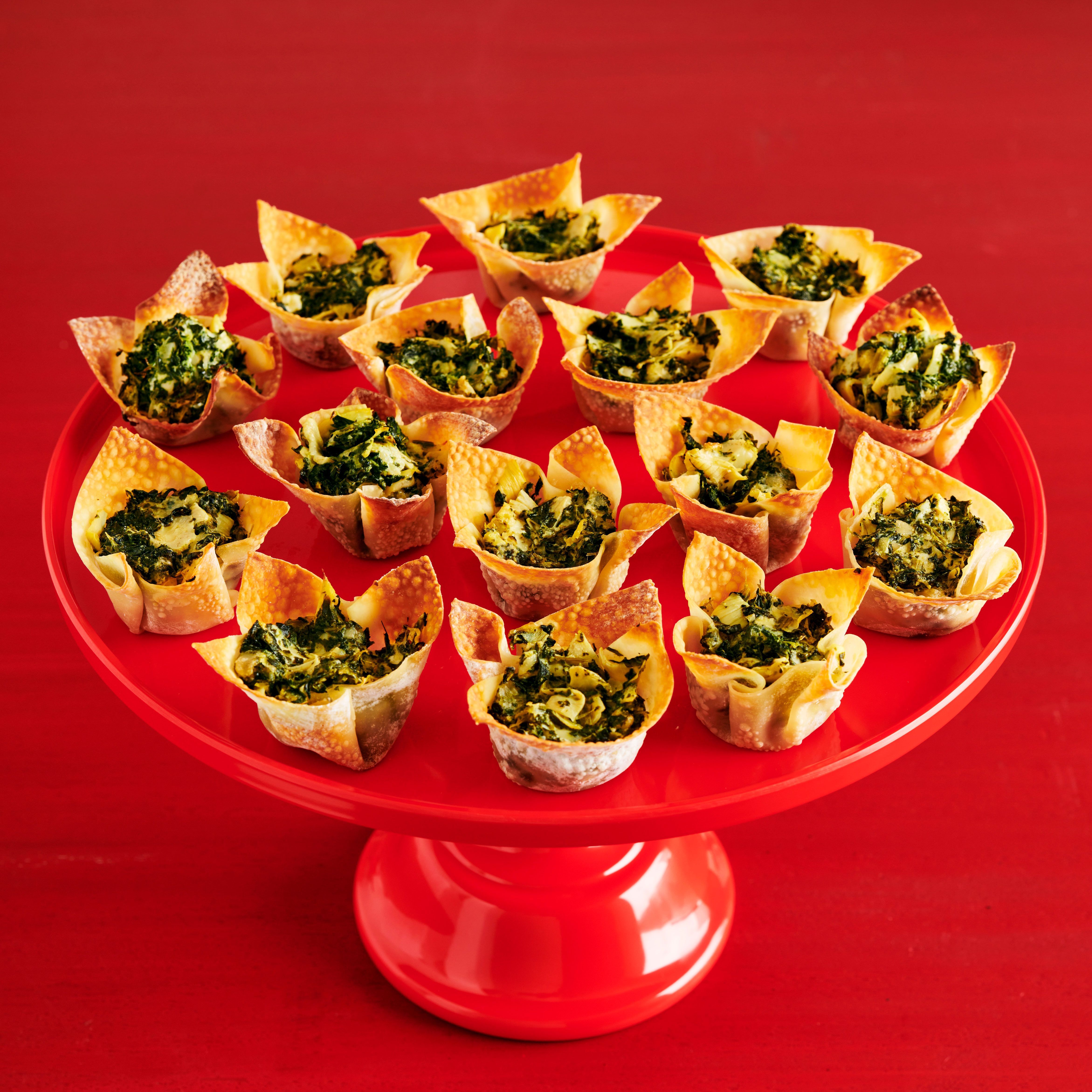 Best Spinach Artichoke Cups Recipe - How to Make Spinach Artichoke